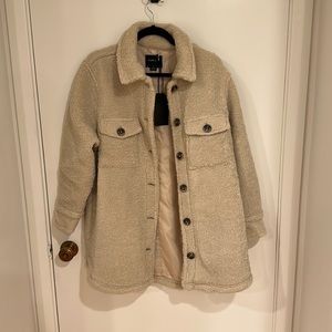 Brave Soul Faux Fur Shacket M 12